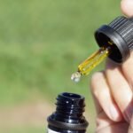 Frasco de oleo de cannabis medicinal para compra legal com receita no Brasil